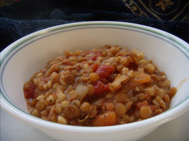 Italian Lentil and Barley Soup