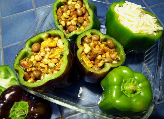 Easy Gluten-Free Stuffed Bell Peppers